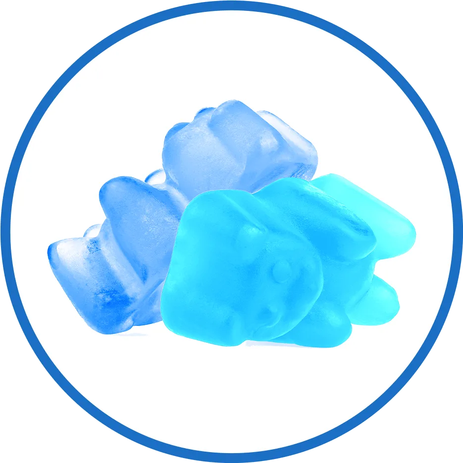 blue gummy bears