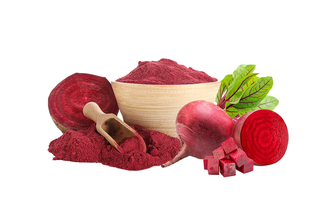 beterraba com pó de beterraba