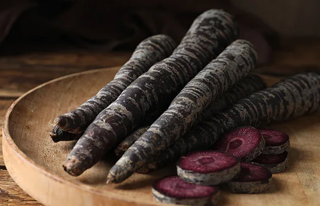 black carrots