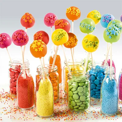 rainbow cake pops