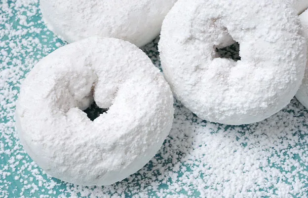powdered sugar donuts