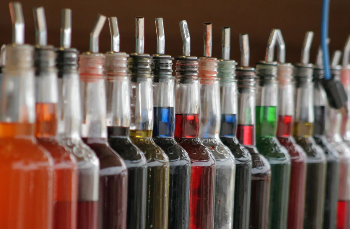 colored syrups