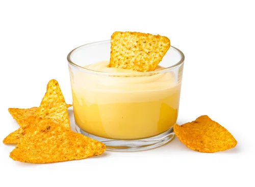 queso e batatas fritas