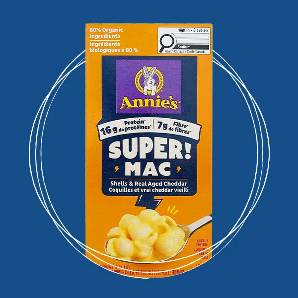 Annie’s Super! Mac Shells & Real Aged Cheddar Macaroni & Cheese