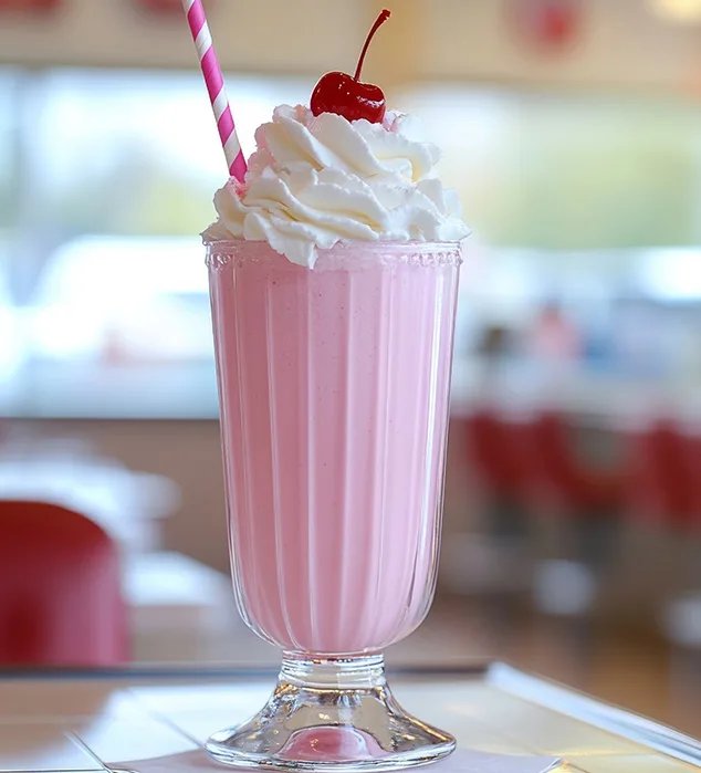 pink milkshake